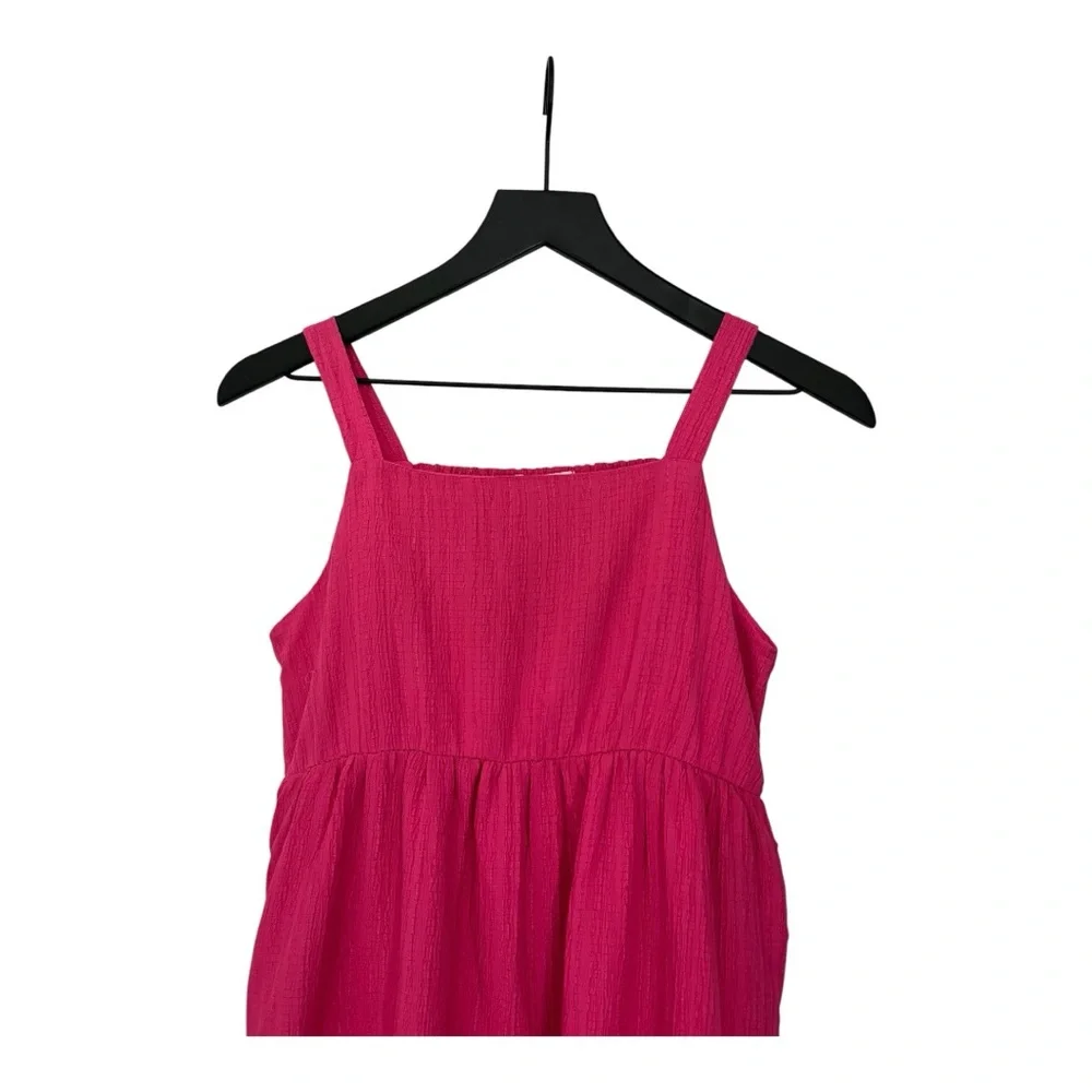 NWT Arshiner pink tiered lines dress